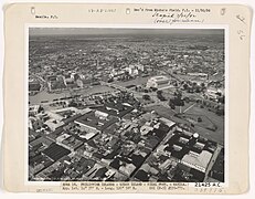 Aerial view of Manila, 1936