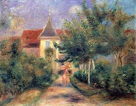 House at Essoyes by Pierre-Auguste Renoir