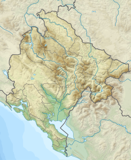 Big lake of Buni Jezercë is located in Montenegro