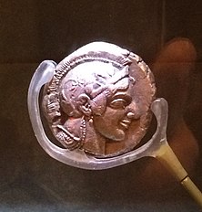 Athens, 467–465 BC. Silver Dekadrachm. Head of Athena right