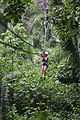 Zip-lining in the jungles of Belize