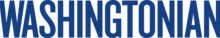 "Washingtonian" rendered in capital block letters in navy blue on a transparent background