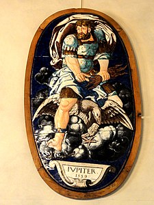 Jupiter, by Pierre Courteys (1559)