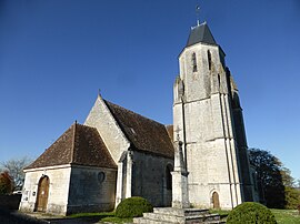 The church in Mauves-sur-Huisne