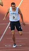 Abdelmalik Lahoulou – ausgeschieden als Sechster mit algerischem Landesrekord in 48,87 s