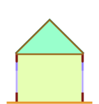 Einschiffige oder Saalkirche mit flacher Decke