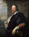 Image 8 Nicholas Lanier Painting credit: Anthony van Dyck Nicholas Lanier (baptised 10 September 1588 – buried 24 February 1666) was an English composer and musician; the first to hold the title of Master of the King's Music, in the service of Charles I and Charles II. He was one of the first composers to introduce monody and recitative to England. After this oil-on-canvas portrait was painted by the Flemish painter Anthony van Dyck in Antwerp, Lanier convinced the king to bring van Dyck to England, where he became the leading court painter. The portrait displays an attitude of studied carelessness, often termed sprezzatura, defined as "a certain nonchalance, so as to conceal all art and make whatever one does or says appear to be without effort and almost without any thought about it". The painting now hangs in the Kunsthistorisches Museum in Vienna. More selected pictures