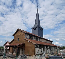 The church in Arrigny