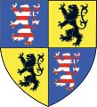 Wappen der Wettiner als Landgrafen von Thüringen und Markgrafen von Meißen