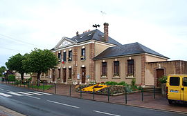 The town hall in Chantecoq