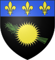 Coat of arms of Guadeloupe (unofficial)[a]