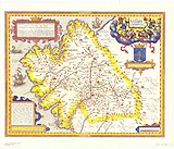 Map of the kingdom of Galicia (16th century)
