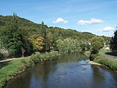 The Sauer river flows through Diekirch.