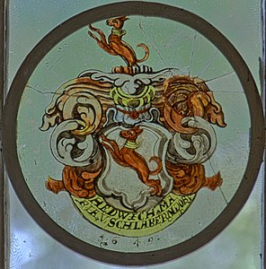 Wappenscheibe von Schlaberndorf