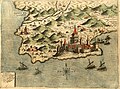Image 30Map of Durrës in 1573 by Simon Pinargenti (from Albanian piracy)