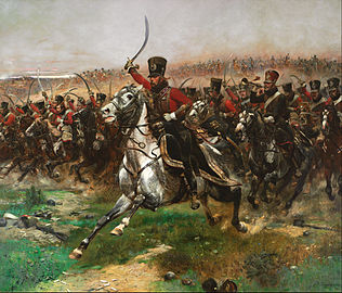 French 4th Hussars at the Battle of Friedland