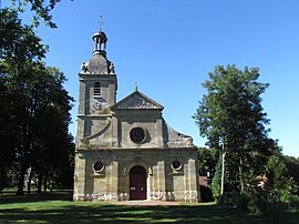 The church in Essertaux