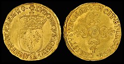 1641 Ecu d'Or, reign of Louis XIII