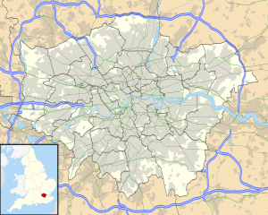 Map of United Kingdom Greater London