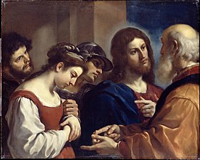 Guercino: The Woman taken in Adultery