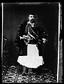 Albanian leader Hamza Kazazi, photographed c. 1858