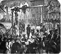 Hinrichtung polnischer Aufständischer durch die Russen[17] in Warschau (L'Ouvrier : journal hebdomadaire illustré)