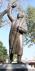 Statue at Plaza Hidalgo, Coyoacán
