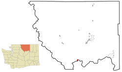 Location of Brewster, Washington