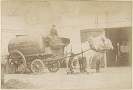 Alcohol tank wagon, France 1900s