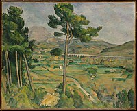 Paul Cézanne, Mont Sainte-Victoire, 1882–1885, Metropolitan Museum of Art. Post-Impressionism