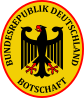 Wappenschild der deutschen Botschaften