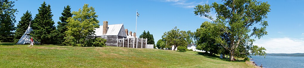 The Port Royal National Historic Site is situated on the Annapolis River where it widens to form the Annapolis Basin