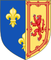 Royal arms of Mary, Queen of Scots, Queen dowager of France