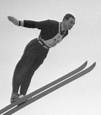 Simon Slåttvik beim Holmenkollenfestival im Jahr 1953