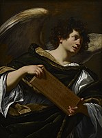 Angel with the Superscription from the Cross (1627), Minneapolis Institute of Arts