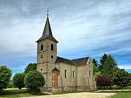 The church in Trésilley