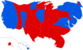 United States presidential election, 2016 Cartogram