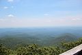 View from Rabun Bald's fire tower, looking south