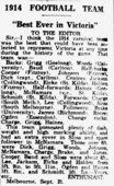 Enthusiast's Letter to the Editor The Herald, 21 Sept. 1934.[17]