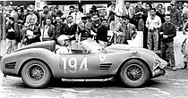 1959 Dino 246 S, s/n 0784, first outing at 1960 Targa Florio to a second place overall with Phil Hill and Wolfgang von Trips. Its original bodywork was changed a year later.