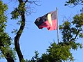 Flagge der Aborigines in Adelaide