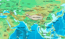 Location of Khitan-Liao (1025)