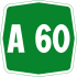 Autostrada A60 shield}}