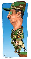 Bashar Assad, becoming Syria's president, 2000.