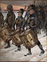 March of the Pori Regiment, Albert Edelfelt, 1892