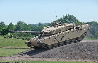 A former British Army Challenger 1