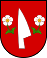 Pflugschar im Wappen von Neuprerau