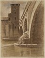 Der Ponte dei Quattro Capi in Rom, um 1910
