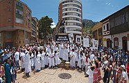 Internationaler Frauentag in Bogotá in Kolumbien: „Creo en la libertad“ (2009) („Ich glaube an die Freiheit“)