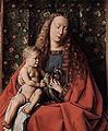 Jan van EyckMadonna des Kanonikus Georg van der Paele, Detail: Madonna mit dem Kind (1436)